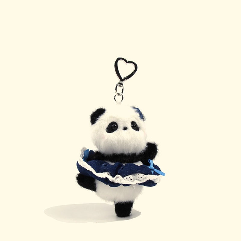 🐼 Panda Plush Pendant – Cute Mini Keychain Charm