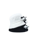 Panda Plush Bucket Hat – Cozy & Cute Winter Essential