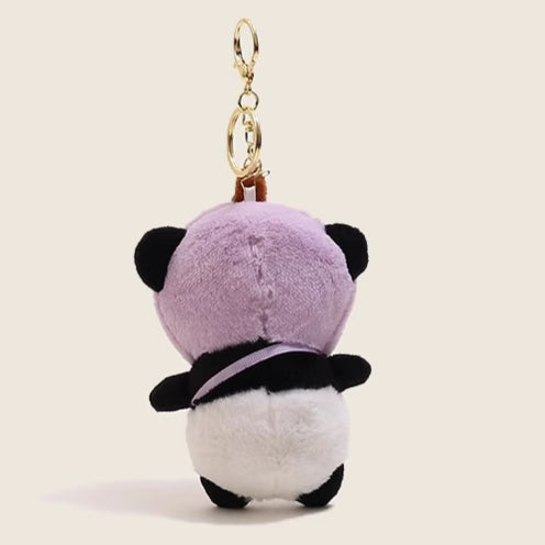 Couple Panda Plush Charms - Matching Keychain Set for Lovers