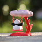 Happy Swinging Panda Dashboard Ornament | Cute Kawaii Car Decor