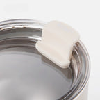 Panda Stemmed Mug (325 ml / 11 oz) – Hugging Panda Base & Splash-Resistant Lid