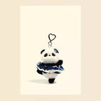 🐼 Panda Plush Pendant - Cute Mini Keychain Charm