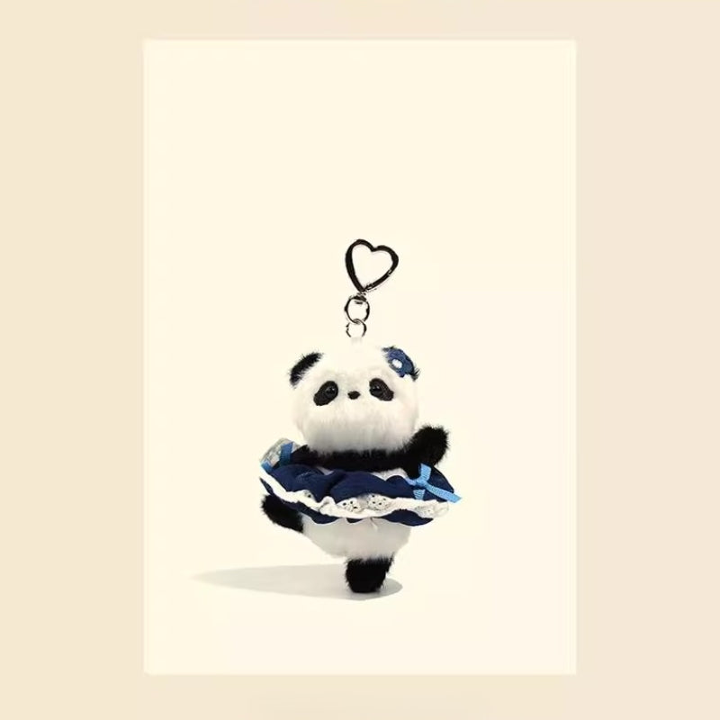 🐼 Panda Plush Pendant – Cute Mini Keychain Charm