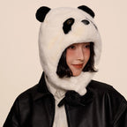 Panda Plush Winter Hood – Cozy Meets Cool