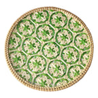 Handmade Natural Rattan Woven Round Placemat (Bamboo) – Coaster / Tea Tray Sizes