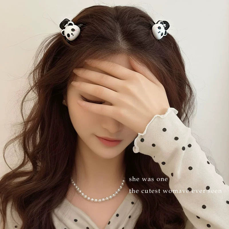 Cute Panda Hair Clips