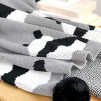 Cozy Panda Knit Blanket – Soft, Warm & Kawaii Home Throw