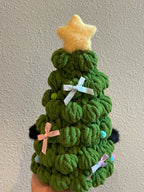 Panda Christmas Tree Plush – Kawaii Holiday Desk Buddy (Green/white/Pink/Pastel)