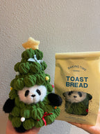 Panda Christmas Tree Plush – Kawaii Holiday Desk Buddy (Green/white/Pink/Pastel)