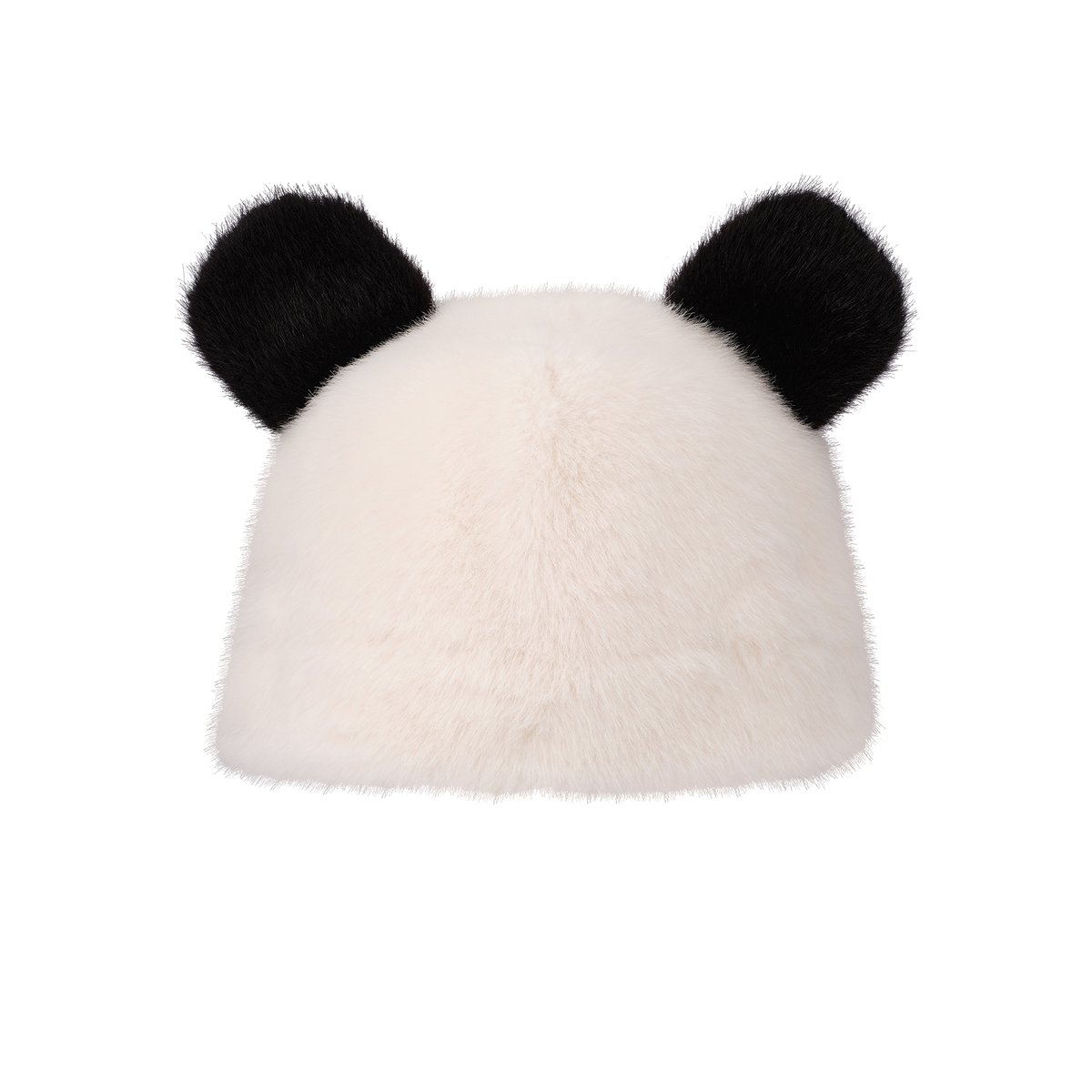 Panda Plush Hat with Cute Ear Accents