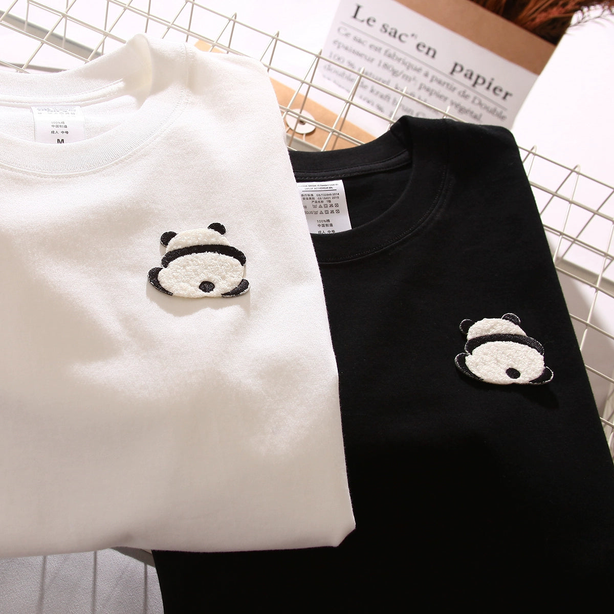 Minimal Panda Unisex T-Shirt | 100% Cotton, Soft 230G Fabric