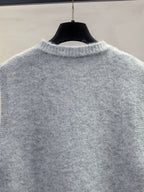 Panda Knit Vest – Fuzzy Sleeveless Sweater