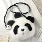 Cute Plush Panda Shoulder Bag – Soft, Stylish & Spacious