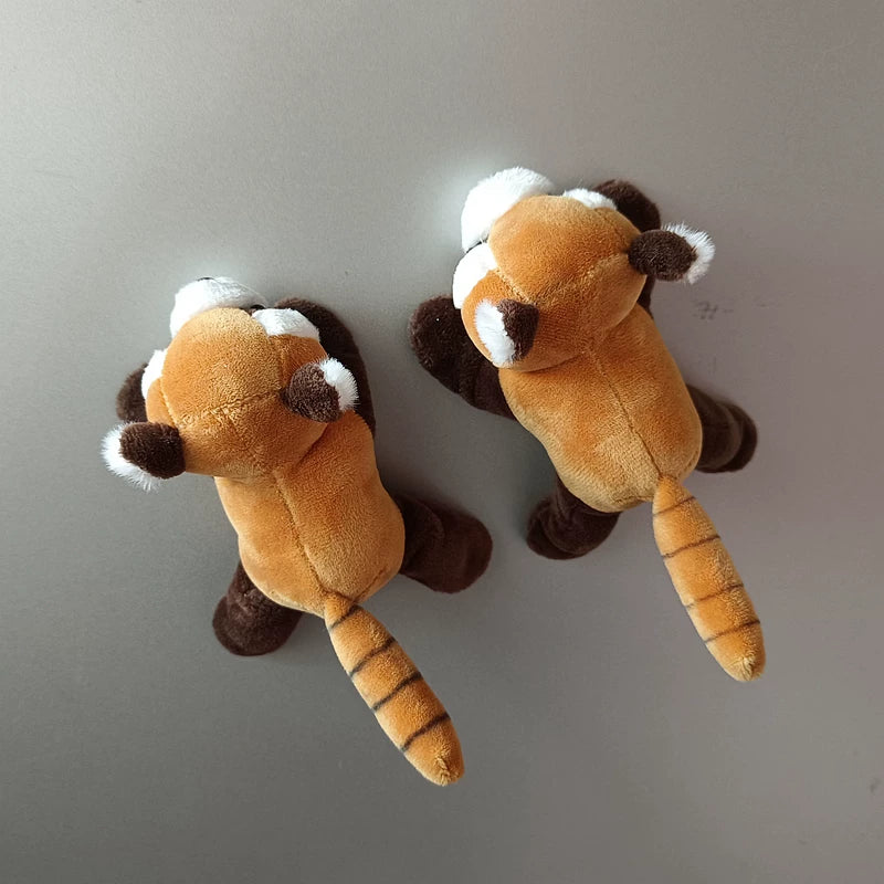 The "Lazy Hanger" Magnetic Plush Panda – 3D Fuzzy Fridge Magnet & Decor (12cm)