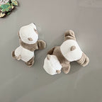The "Lazy Hanger" Magnetic Plush Panda – 3D Fuzzy Fridge Magnet & Decor (12cm)