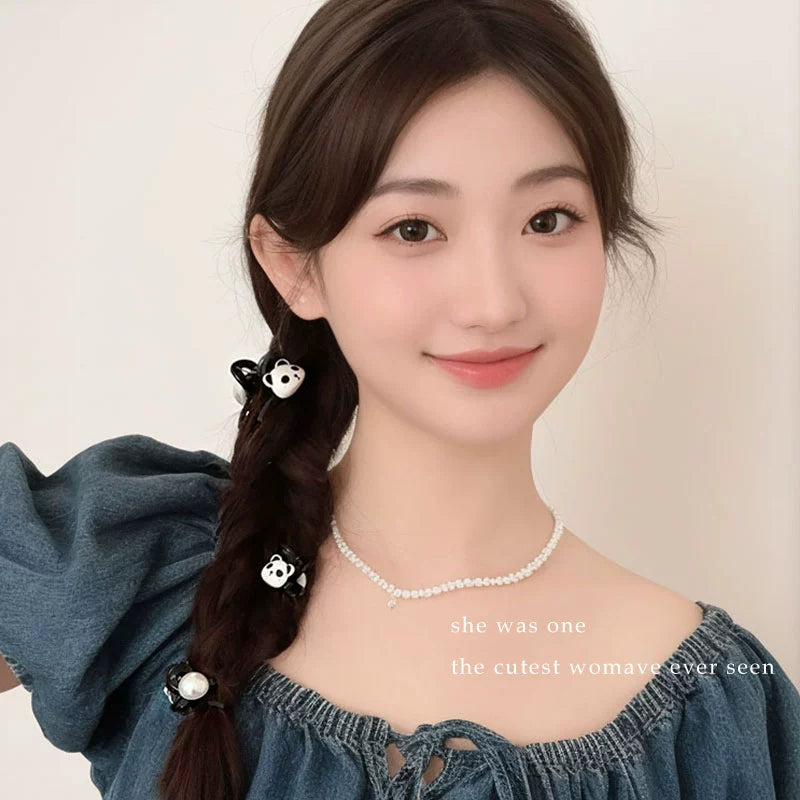 Cute Panda Hair Clips
