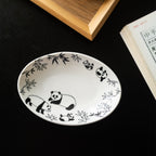 Panda Harmony Oval Plate