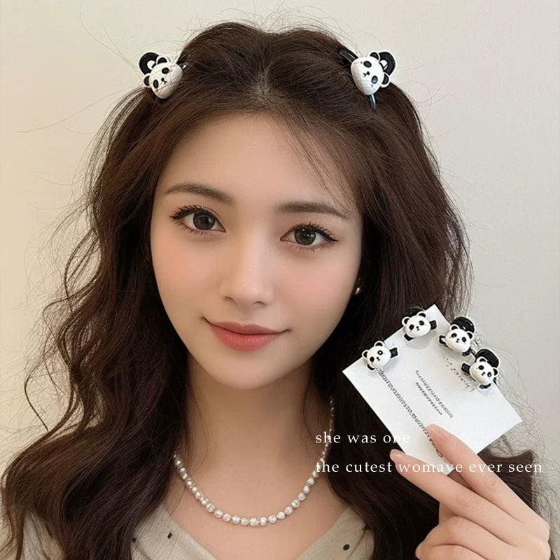Cute Panda Hair Clips