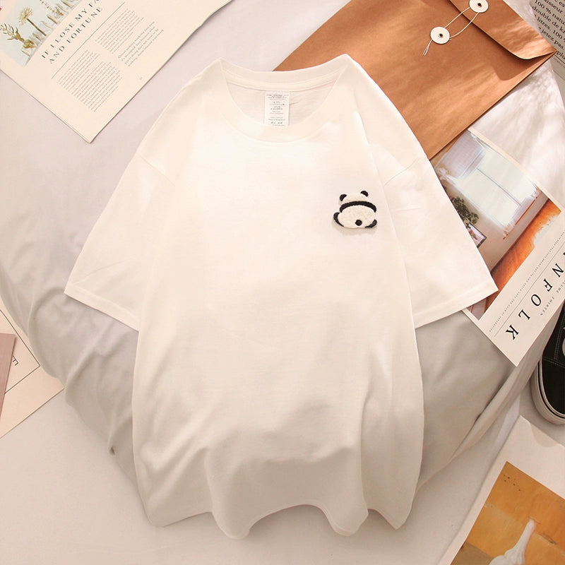 Minimal Panda Unisex T-Shirt | 100% Cotton, Soft 230G Fabric