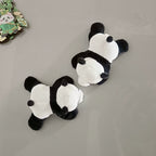 The "Lazy Hanger" Magnetic Plush Panda – 3D Fuzzy Fridge Magnet & Decor (12cm)