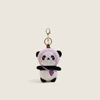 Couple Panda Plush Charms - Matching Keychain Set for Lovers