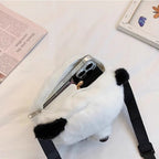 Cute Plush Panda Shoulder Bag – Soft, Stylish & Spacious