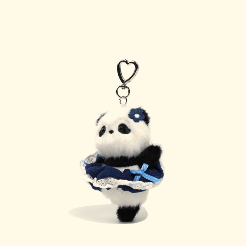 🐼 Panda Plush Pendant – Cute Mini Keychain Charm