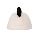 Panda Plush Hat with Cute Ear Accents