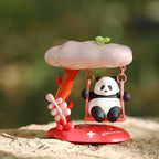 Happy Swinging Panda Dashboard Ornament | Cute Kawaii Car Decor