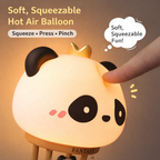 Ultimate Panda Room Decor Bundle: Hot Air Balloon Lamp + 3 Meters LED Fairy String Lights With Steady/Flash Modes